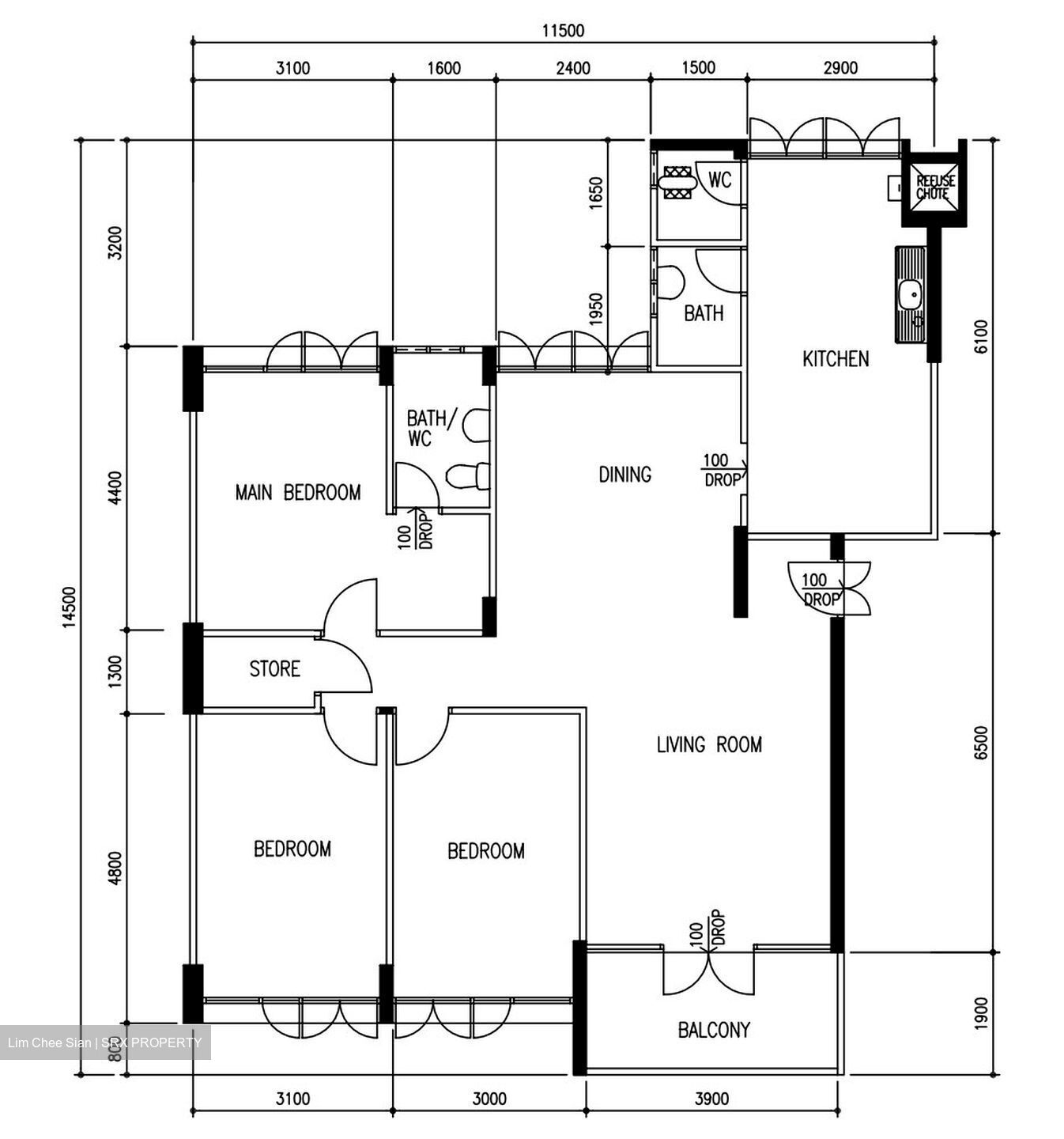 Blk 342 Clementi Avenue 5 (Clementi), HDB 5 Rooms #530399751
